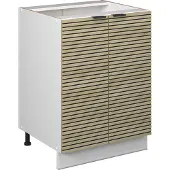 Vicco Fame-Line Keukenonderkast – 60 cm, WB Antraciet Eiken paneel