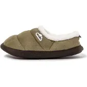 Nuvola Nuvola. Huisschoenen 'Classic Velvet' donkergroen