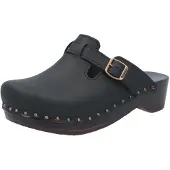 Berkemann Clogs 'Riemen-Toeffler' zwart