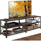 TecTake - TV-meubel – Indianapolis - industrieel donkerbruin – 404543