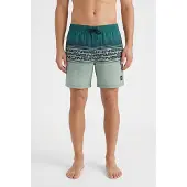 O'Neill - Logo Stripe 16'' Swimshorts - Zwembroek M, turkoois