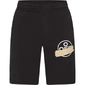 OFF-WHITE Off White Heren Relaxed Fit Lounge Sweat Shorts (Zwart/Beige)