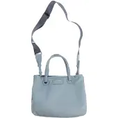 Emporio Armani Dames/Dames Logo Schoudertas (Blauw)
