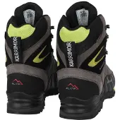 Karrimor Heren Hot Route Leder Waterdichte Wandelschoenen (Houtskool/kalk)