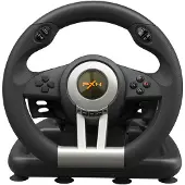 PXN - V3 Pro - Race Stuur met Pedalen & Flippers - Game Stuur - Geschikt voor PS4 - Xbox One - PC - Xbox Series X|S - PS3 - Nintendo Switch - Zwart