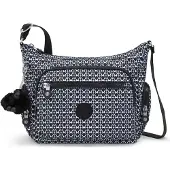 Kipling Schoudertas 'Gabbie' zwart / wit