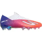 SKECHERS SKX_2 Elite Gras Voetbalschoenen (FG) Wit Felrood Blauw Roze