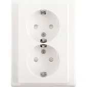 Merten Stopcontact | | System M (Inbouw, Randaarde, Actief wit)