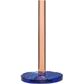 Hubsch Kiosk Kitchen Roll Holder Amber/ - Keukenrolhouders Kristal Blue - 991413