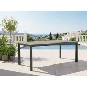 Lesli Living Outdoor Living - Tafel Murcia black 220x100cm