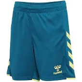 Hummel Sportbroek azuur / geel