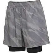 Hummel Sportbroek grijs / zwart