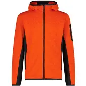 CMP - Jacket Fix Hood with Sleeve Pocket - Fleecevest 46, rood