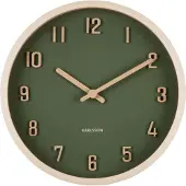 Karlsson Klok Nervadura Small Dark Green Light Wood