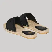 Superdry Dames Zwarte canvas espadrilles (39), Stof, Plat, Geen, Casual WF310223A