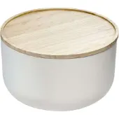 IDesign Mengkom Ro Pansino met Deksel Large Wit 24,8 cm