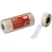 Agipa -etiketten voor prijspistolen, 26 x 12 mm, wit