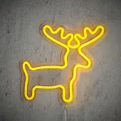 Luca Lighting Neon rendier | Luca Lightning | 30.5 x 28.5 cm