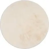 Tapis.fr Vachtkleed Fluffy_deluxe crème 120 cm rond