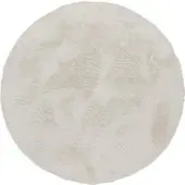 Tapis.fr Vachtkleed Fluffy crème 200 cm rond
