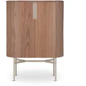 De Bommel Meubelen Wandkast (laag - poot: creme) Fidenza - Walnoot