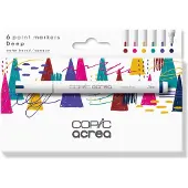Copic Acrea Paint Marker 6-set Deep Colours
