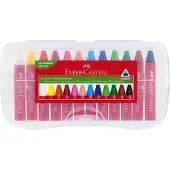 Faber-Castell Jumbo Waskrijtjes Kleurenassortiment 12 Stuks