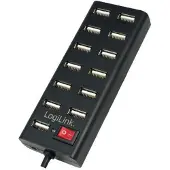 Logilink UA0126 - Hub - USB 2.0 - Zwart