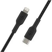 Belkin Braided USB-C-naar-Lightning 2 Meter Zwart