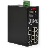 Roline Industriële Gigabit Switch, 10 poorten, PoE+, Smart Managed