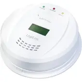 Logilink SC0111: koolmonoxidmelder met LCD-display, wit