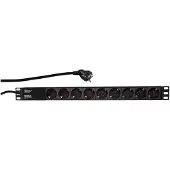 Logilink BASIC 9 voudige stekkerdoos voor 19 inch serverkasten - Server kast