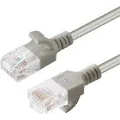 Microconnect V-UTP60025-SLIM 0.25m Cat6 U/UTP (UTP) Grau Netzwerkkabel