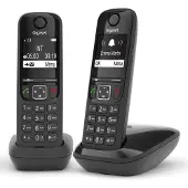 Gigaset AS690 Duo, Telefoon, Zwart