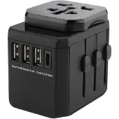 Microconnect Reisadapters, Wereldreisadapter, 3 USB A
