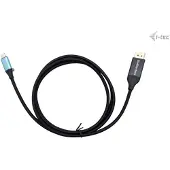 I-Tec C31CBLDP8KBIDIR USB-C-displaykabel Thunderbolt Aansluitkabel USB-C stekker, DisplayPort-stekker 1.5 m Zwart