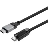 VivoLink USB-C Schroef naar USB-C Kabel, USB-kabel