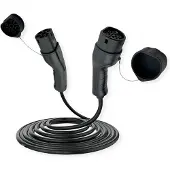 Roline Auto oplaadkabel Type2, 1-fase, 250VAC (1P+N+E), 32 A, 7.4 kW, 5 m