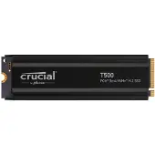 Crucial T500 | 1TB NVMe SSD | M.2 Gen4 | 7.300MB/s Lezen | 6.800MB/s Schrijven | Heatsink