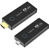 Logilink HDMI-transmissieset, USB-C naar HDMI, draadloos, 30 meter