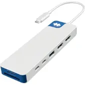 Targus HyperDrive Flex USB-C dockingstation Geïntegreerde kaartlezer