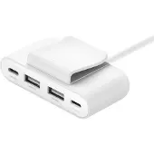 Belkin 4-poorts USB-splitter Wit