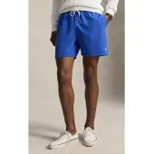 Ralph Lauren Heren Traveler zwemshort van 14,5 cm blauw (L), Strandkleding, Polyester 710957782516