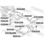 FEBEST Draagarm, wielophanging 2125-CDVR