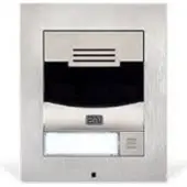 2N IP Solo basisunit (met camera), model UP, zilverkleurig