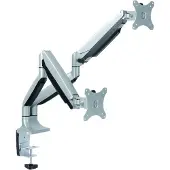Value LCD dubbele arm, tafelmontage, gasveer, 6 draaipunten