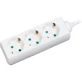 Logilink LPS205 power uitbreiding 1,4 m 3 AC-uitgang(en) Wit