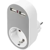 Digitus DA-70617 oplader voor mobiele apparatuur Universeel Grijs, Wit AC Binnen
