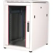 Roline 19-inch netwerkkast Pro 16 U, 600x800 BxD Glazen deur grijs