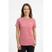 Jack Wolfskin - Women's Essential T-Shirt - T-shirt XL, roze